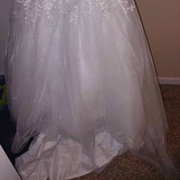 Bedazzled Mermaid Wedding Dress - Picture 8 of 8